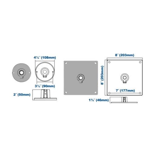 26w wall fixture wall plate