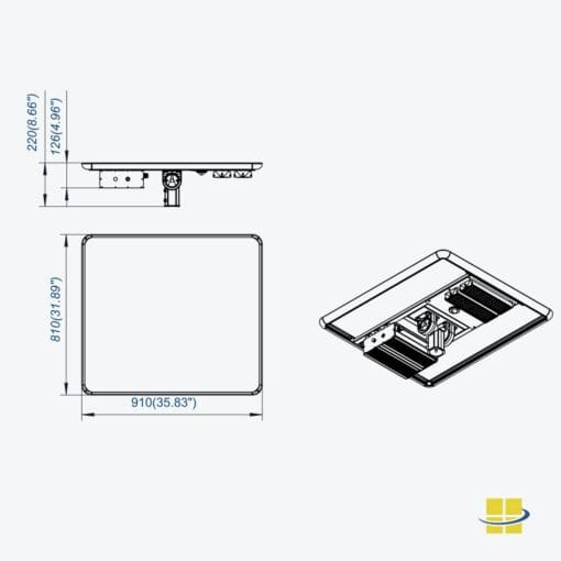SUNA 100 Solar Area Light-LED Solar Area Light - Image 5