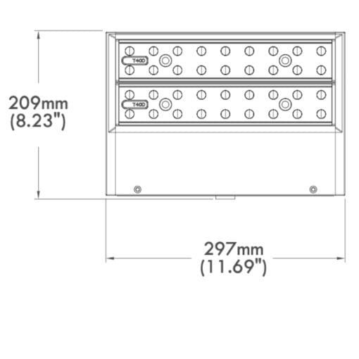 APTO 20 590nm Amber LED Turtle Friendly Wall Pack, 120-277v - Image 4