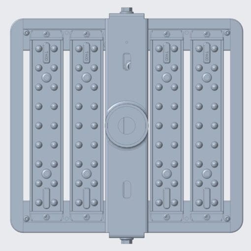 APZA LED post top light top view