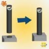 590nm Bollard Lights