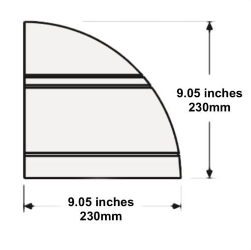ANGY Quarter-Sphere Selectable 25-45-65w LED Wall Pack - Image 5