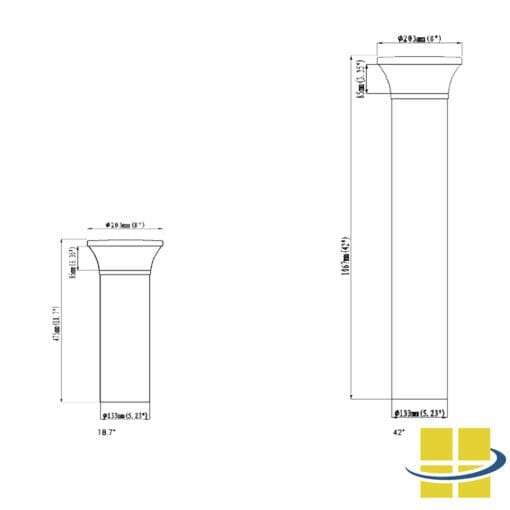 ARRI 14w selectable kelvin bollard light