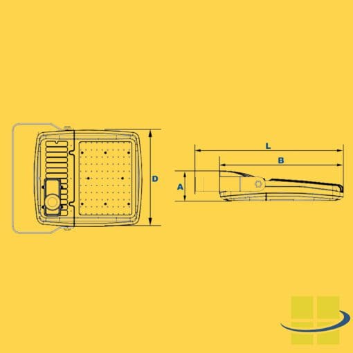 CARA LED 590nm Amber Area/Flood/Wall Lights