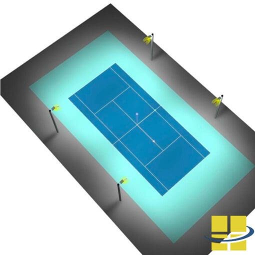 Club-Level Tennis Package: 42 Avg Fc, 1.31 Max/Min, Dark Sky Compliant