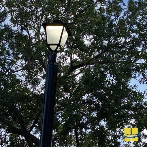 Select wattage, Selectable Kelvin LED Post Top Fixture