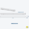 LINA 22-33-45 4' LED Strip Light, Selectable Kelvin, Selectable Watts, 120-277v - Image 4