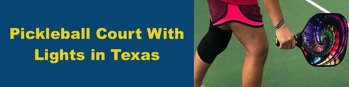 Pickleball Court With Lights in Texas
