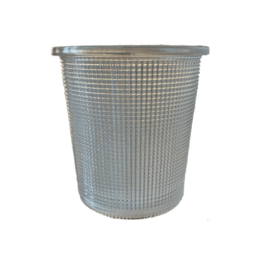 prismatic borosilicate glass lens bollard light